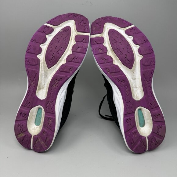 Asics Roadblast Womens Size 8 Black White Athletic Running Shoes Sneakers - Picture 9 of 9